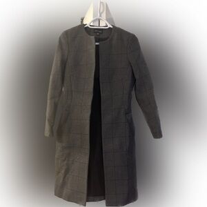 Judith and Charles wool blend Grey long coat size 4